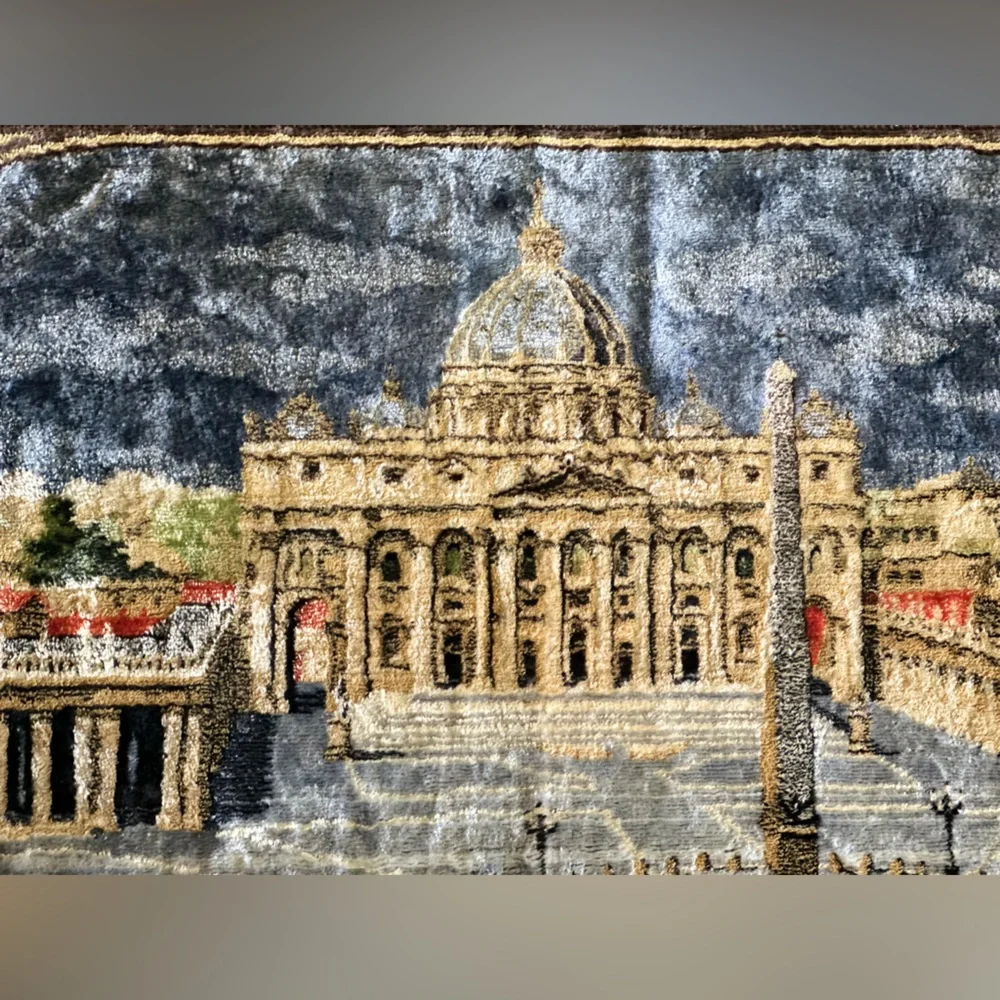 Velvet wall tapestry - Italian Tapestry/Rug St Peter’s